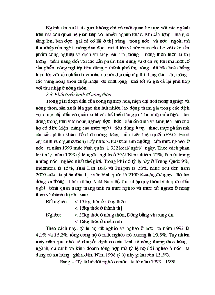 image for page Một số giải pháp chủ yếu nhằm nâng cao hiệu quả xuất khẩu gạo của Việt Nam trong giai đoạn 2001 - 2010