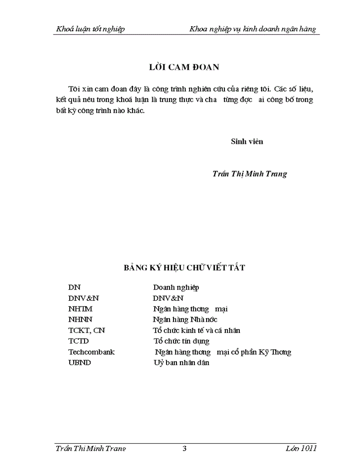 image for page Giải pháp nâng cao hiệu quả tín dụng ngân hàng  đối với DNVN ở ngân hàng thương mại cổ phần Kỹ Thương