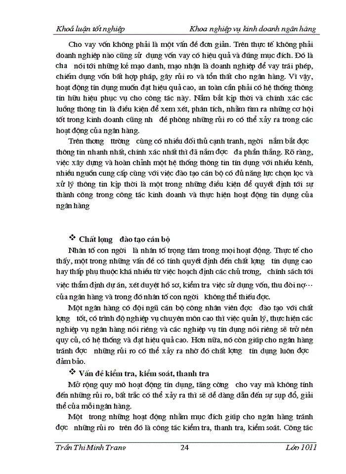 image for page Giải pháp nâng cao hiệu quả tín dụng ngân hàng  đối với DNVN ở ngân hàng thương mại cổ phần Kỹ Thương