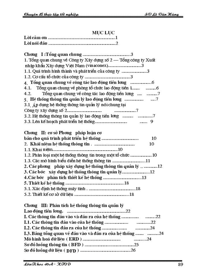 image for page Ứng dụng tin học trong công tác quản lý Lao động tiền lương tại công ty xây dựng số 2 – Vinaconex