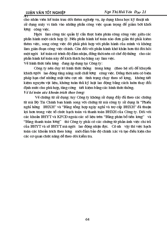 image for page Tổ chức hạch toán tiền lương và các khoản trích theo lương ở Công ty Dụng cụ cắt và Đo lường cơ khí