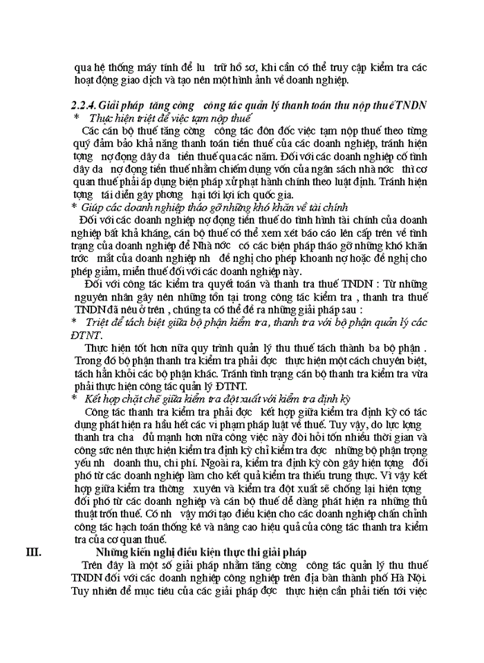 image for page Giải pháp tăng cường công tác quản lý thu thuế thu nhập doanh nghiệp đối với các doanh nghiệp công nghiệp trên địa bàn thành phố Hà Nội