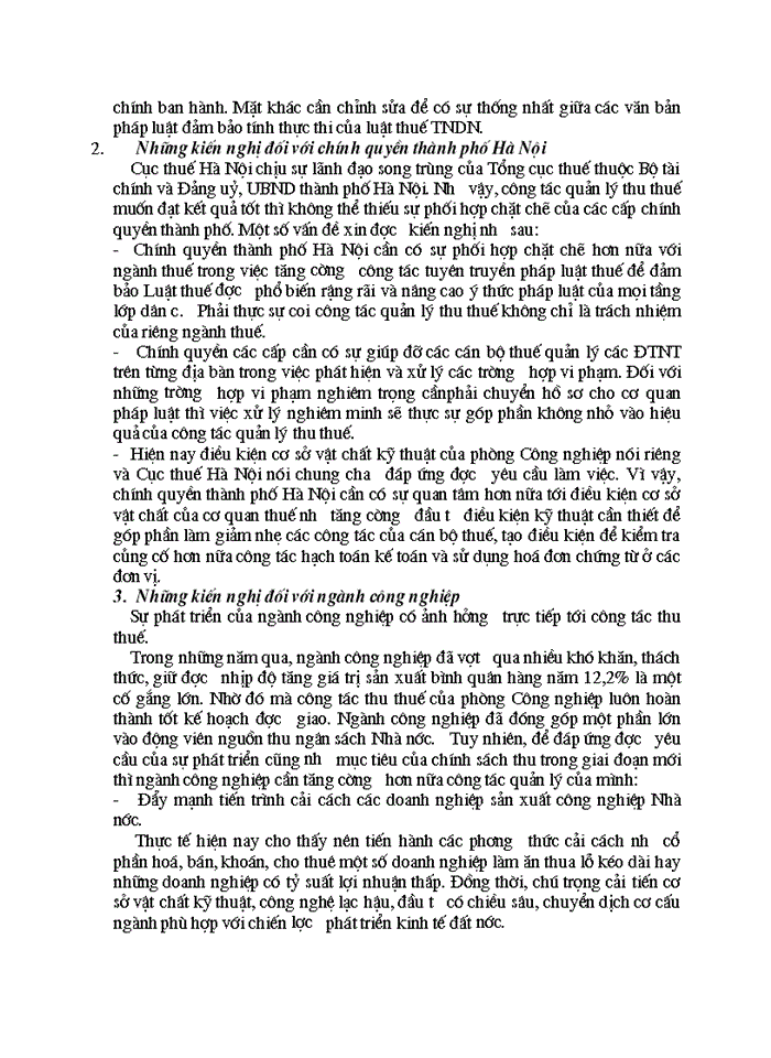 image for page Giải pháp tăng cường công tác quản lý thu thuế thu nhập doanh nghiệp đối với các doanh nghiệp công nghiệp trên địa bàn thành phố Hà Nội