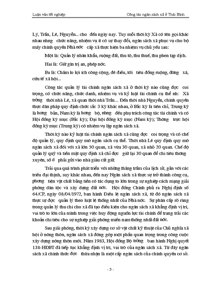 image for page Quản lý ngân sách trên địa bàn tỉnh ở Thái Bình - Thực trạng và giải pháp