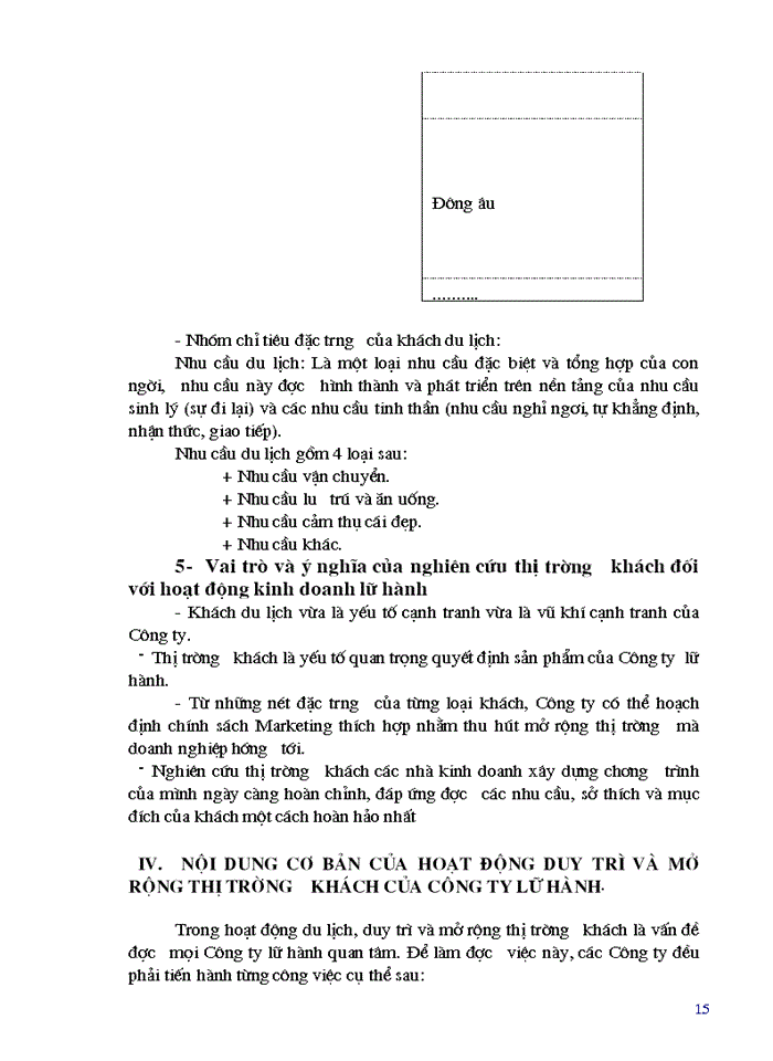 image for page Thực trạng và một số giải pháp nhằm duy trì và mở rộng thị trường khách của Công ty thương mại và dịch vụ du lịch Bắc