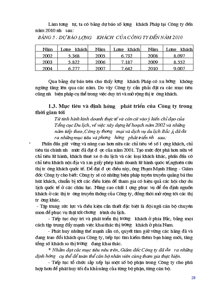image for page Thực trạng và một số giải pháp nhằm duy trì và mở rộng thị trường khách của Công ty thương mại và dịch vụ du lịch Bắc