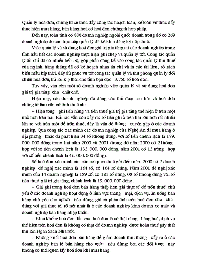 image for page Một số giải pháp tăng cường quản lý thu thuế giá trị gia tăng đối với doanh nghiệp ngoài quốc doanh trên địa bàn tỉnh Nghệ An