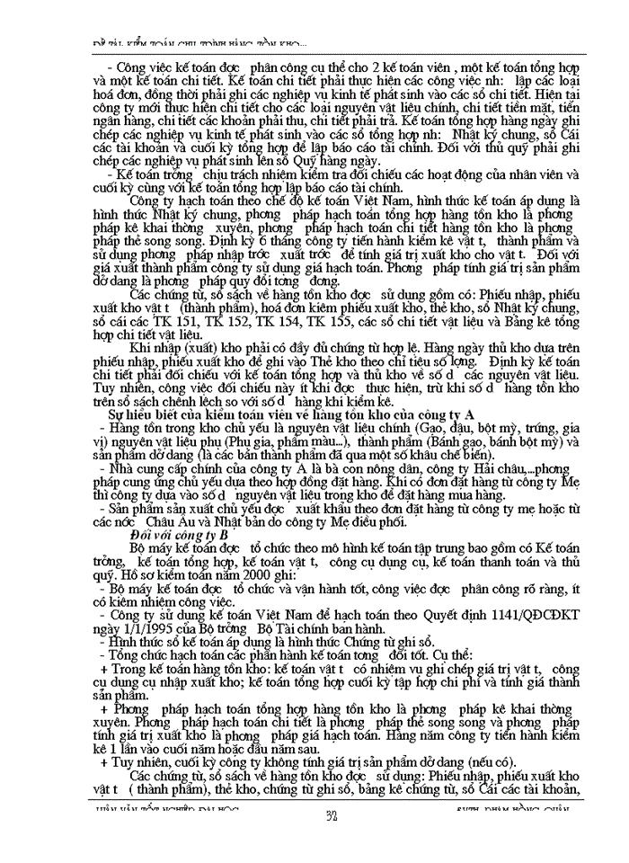 image for page Kiểm toán chu trình hàng tồn kho trong kiểm toán báo cáo tài chính do công ty Kiểm toán và Kế toán thực hiện