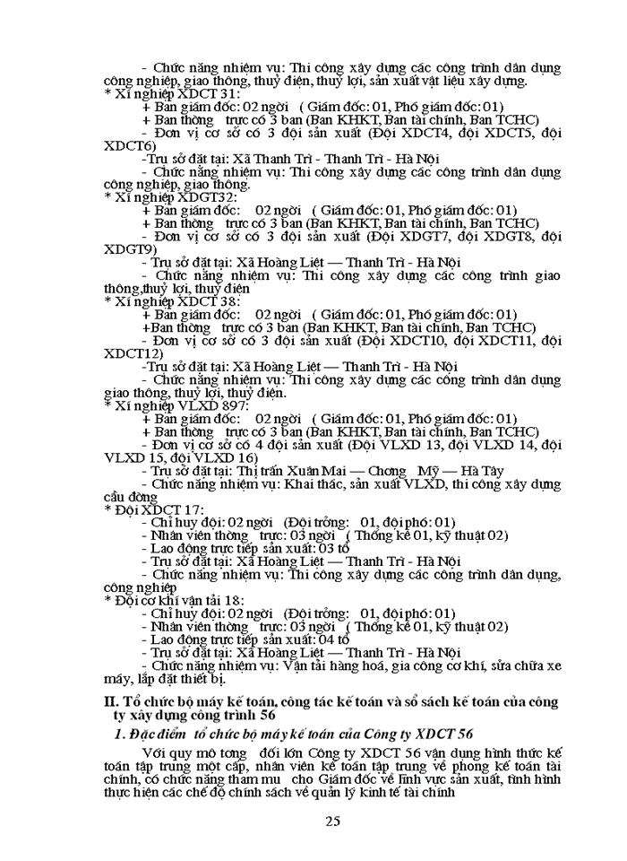 image for page Hạch toán tiền lương và trích các khoản theo tiền lương tại công ty xây dựng công trình 56