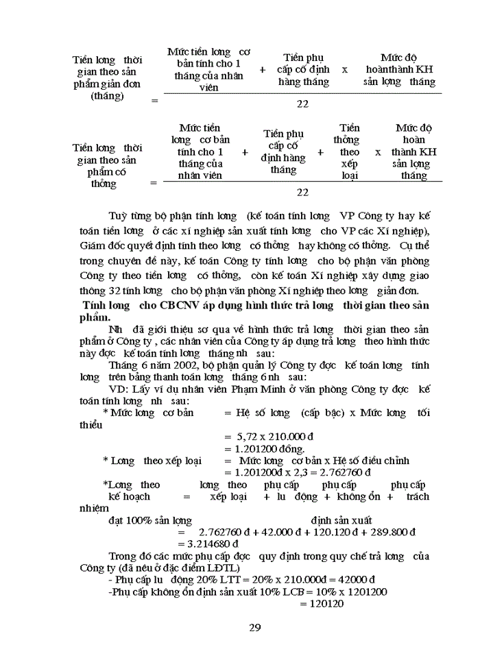 image for page Hạch toán tiền lương và trích các khoản theo tiền lương tại công ty xây dựng công trình 56