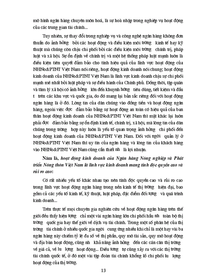 image for page Đổi mới cơ chế quản lý hoạt động kinh doanh của Ngân hàng Nông nghiệp và Phát triển Nông thôn Việt Nam trong nền kinh tế thị trường