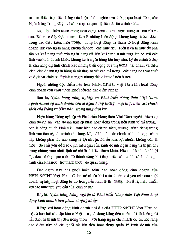 image for page Đổi mới cơ chế quản lý hoạt động kinh doanh của Ngân hàng Nông nghiệp và Phát triển Nông thôn Việt Nam trong nền kinh tế thị trường