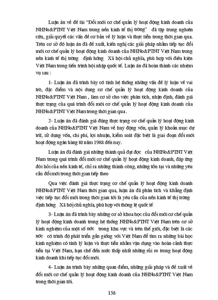 image for page Đổi mới cơ chế quản lý hoạt động kinh doanh của Ngân hàng Nông nghiệp và Phát triển Nông thôn Việt Nam trong nền kinh tế thị trường