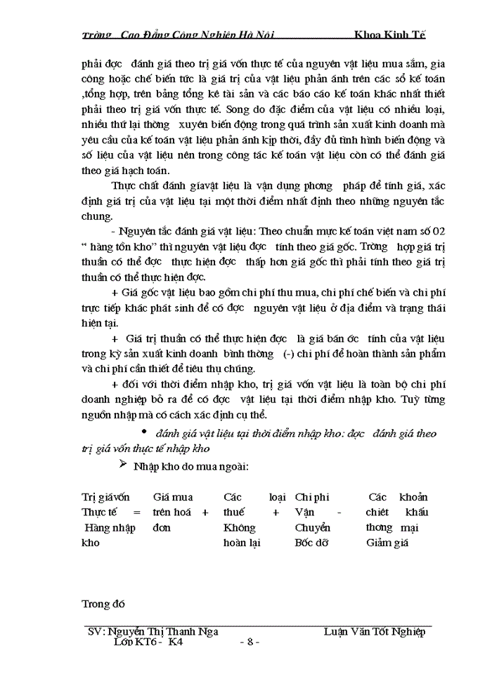 image for page Hoàn thiện công tác kế toán nguyên vật liệu ở xí nghiệp cơ khí Trúc Lâm