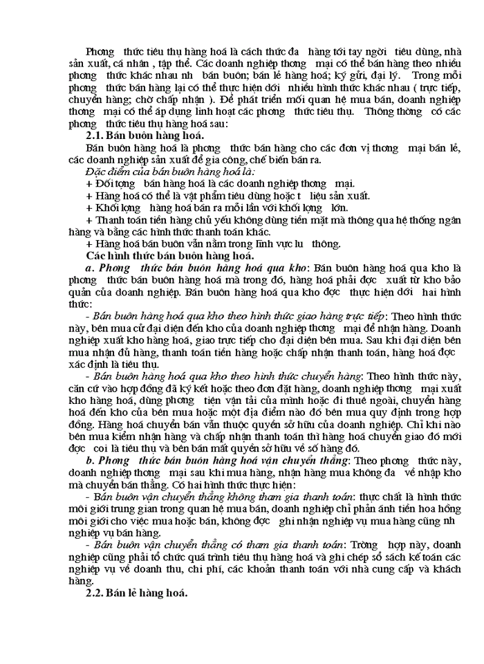 image for page Hoàn thiện kế toán tiêu thụ hàng hoá và xác định kết quả tiêu thụ tại Công ty kinh doanh thép và vật tư  Hà Nội