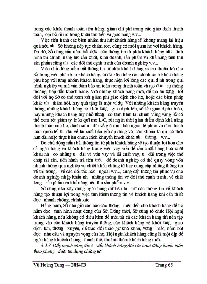 image for page Thực trạng và một số giải pháp nhằm phát triển hoạt động thanh toán theo phương thức tín dụng chứng từ tại Sở giao dịch I NHCTVN