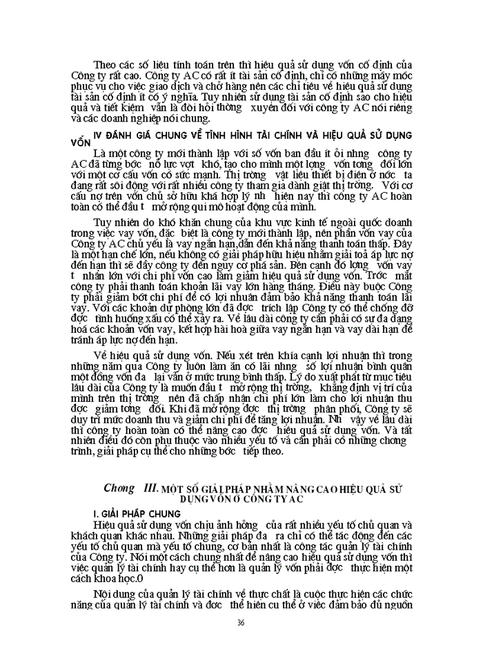 image for page Một số giải pháp nâng cao hiệu quả huy động và sử dụng vốn ở công ty TNHH thiết bị điện AC
