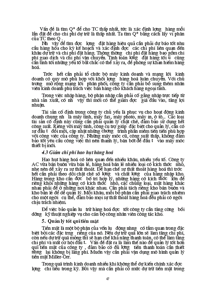 image for page Một số giải pháp nâng cao hiệu quả huy động và sử dụng vốn ở công ty TNHH thiết bị điện AC