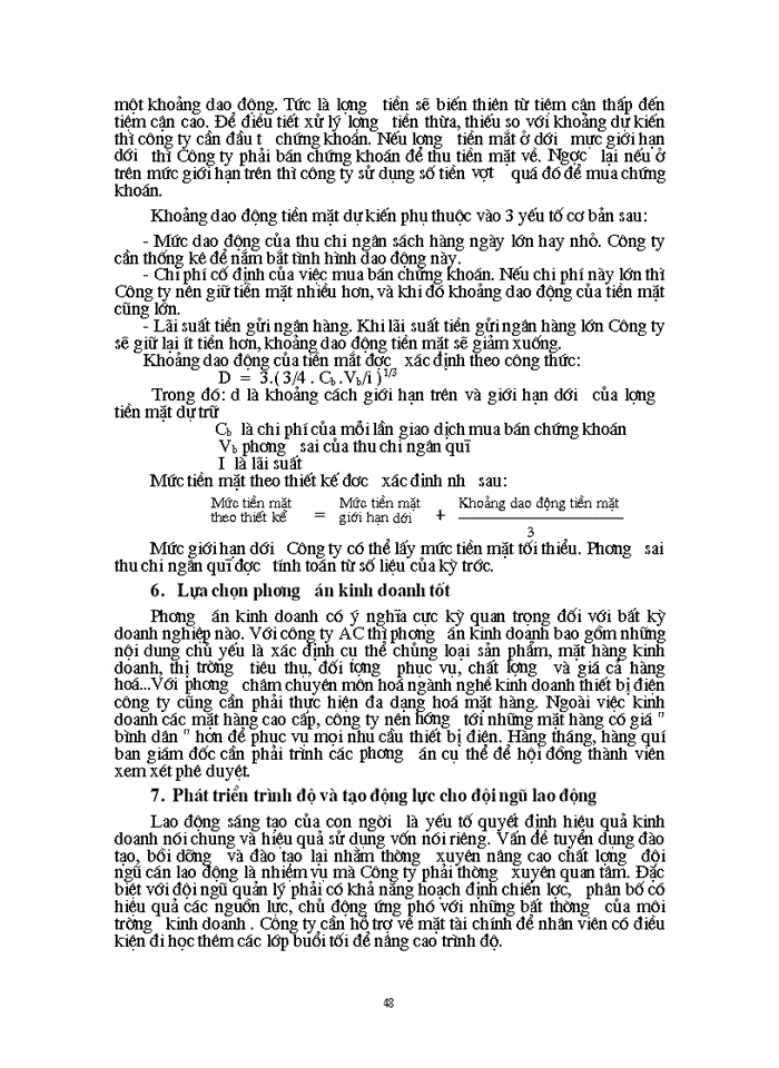 image for page Một số giải pháp nâng cao hiệu quả huy động và sử dụng vốn ở công ty TNHH thiết bị điện AC