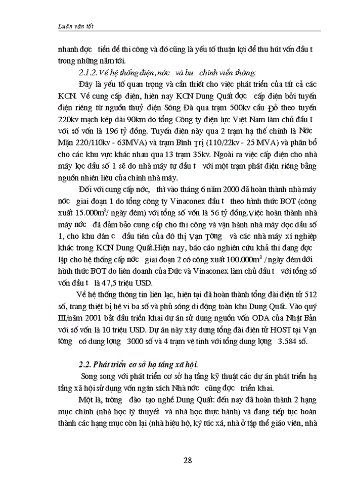 image for page Thực trạng và triển vọng thu hút đầu tư vào KCN Dung Quất