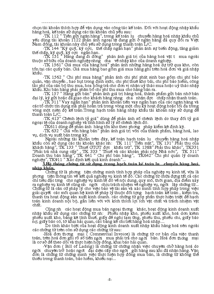 image for page Một số vấn đề lý luận chung về tổ chức hạch toán nghiệp vụ lưu chuyển hàng hoá nhập khẩu trong nền kinh tế thị trường.