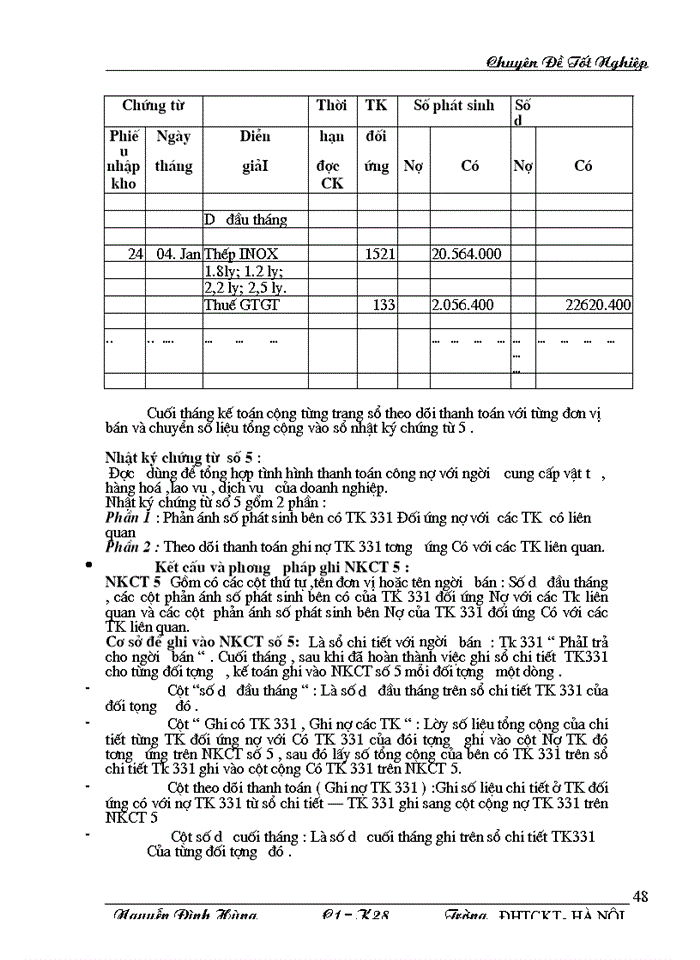 image for page Tổ chức công tác kế toán nguyên vật liệu tại      công ty khoá Minh Khai.
