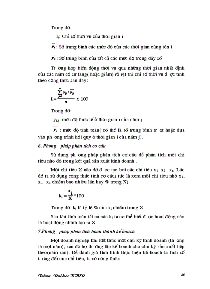 image for page Vận dụng một số phương pháp thống kê để phân tích kết quả sản xuất kinh doanh của doanh nghiệp công nghiệp.