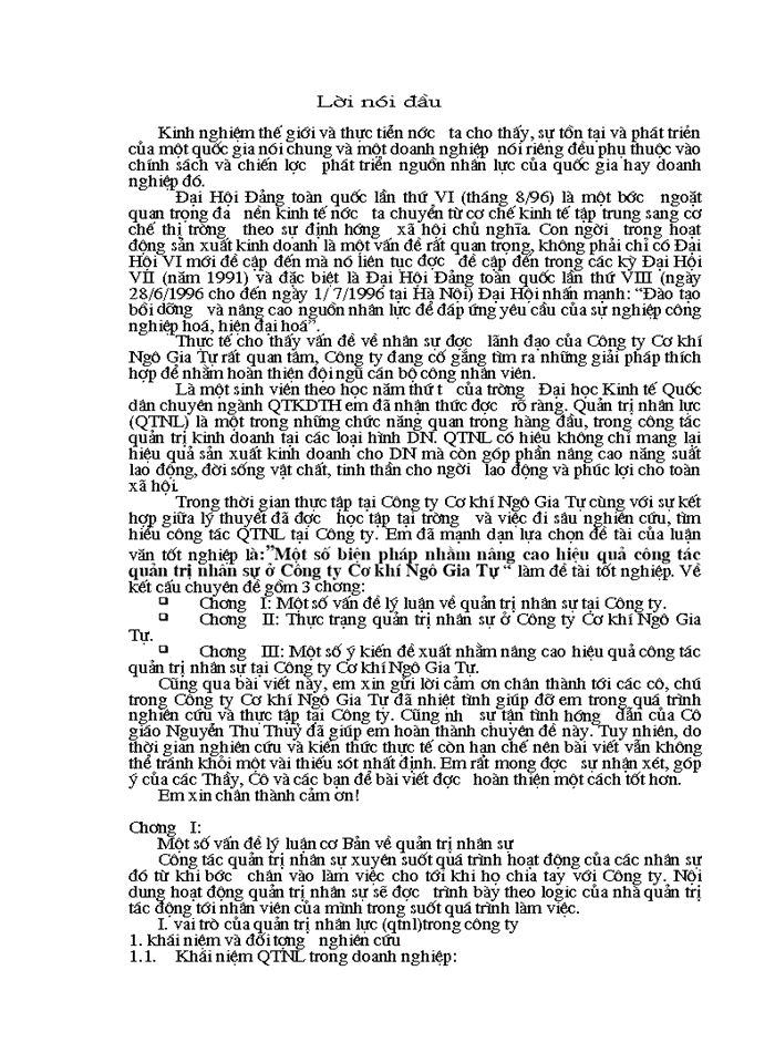 image for page Một số biện pháp nhằm nâng cao hiệu quả công tác quản trị nhân sự ở Công ty Cơ khí Ngô Gia Tự