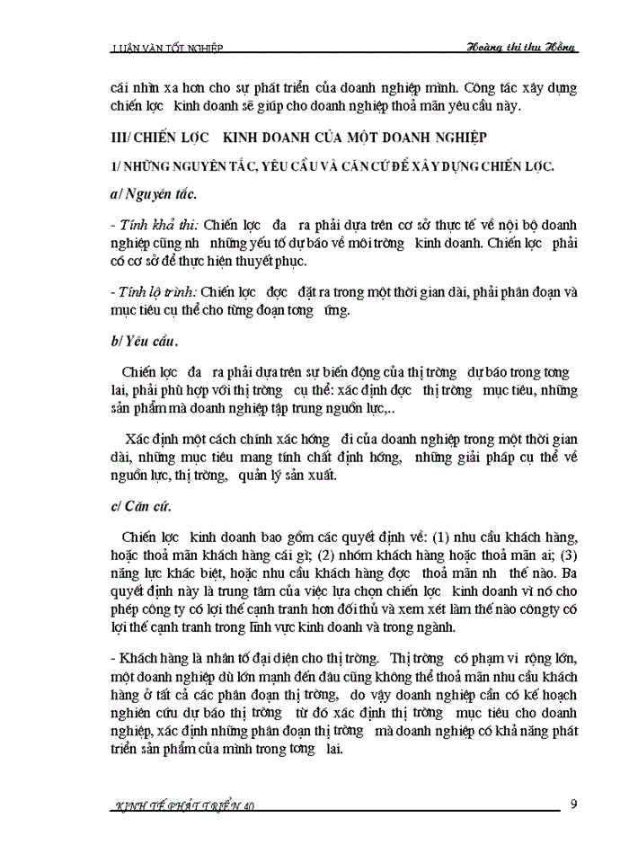 image for page Đánh giá tình hình xây dựng và thực hiện chiến lược kinh doanh của Tổng công ty Sông Đà