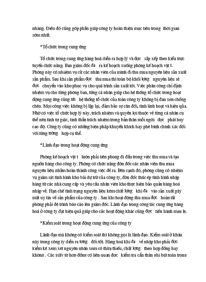 image for page Các giải pháp nhằm nâng cao chất lượng công tác quản trị cung ứng hàng hoá ở công ty kinh doanh và chế biến lương thực Hà Nội