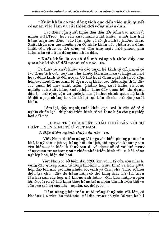 Những giải pháp quản lý vĩ mô nhằm phát triển xuất khẩu thuỷ sản Việt nam đến năm 2005