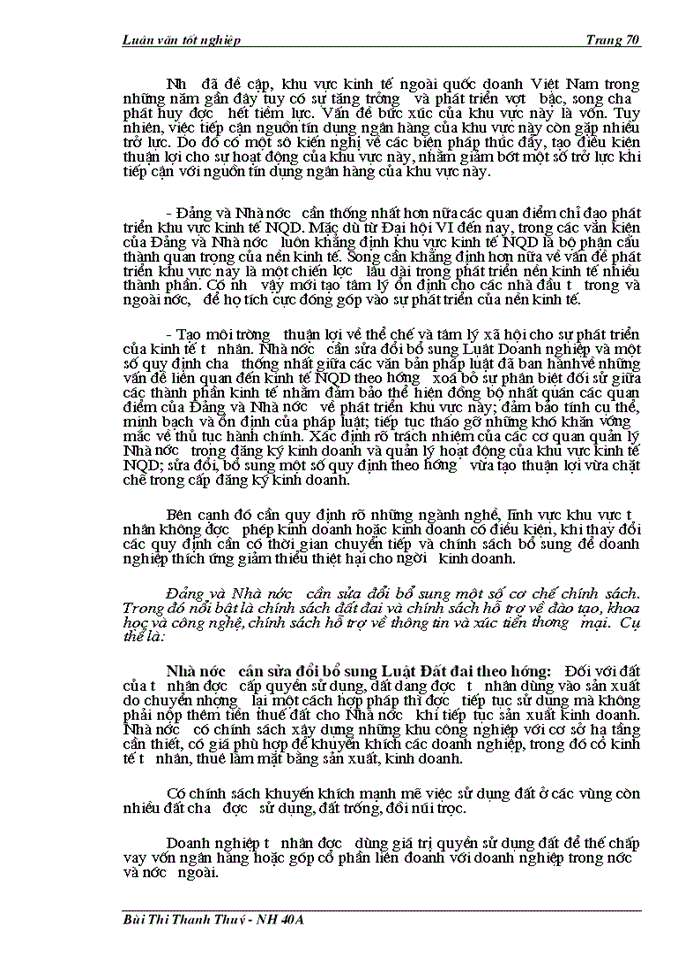 image for page Giải pháp mở rộng và nâng cao chất lượng tín dụng đối với khu vực kinh tế ngoài quốc doanh tại Sở Giao dịch I - Ngân hàng Công thương Việt Nam