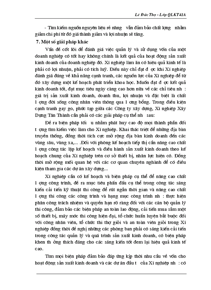 image for page Một số biện pháp nâng cao hiệu quả sử dụng vốn kinh doanh ở Xí nghiệp Xây Dựng Tân Thành