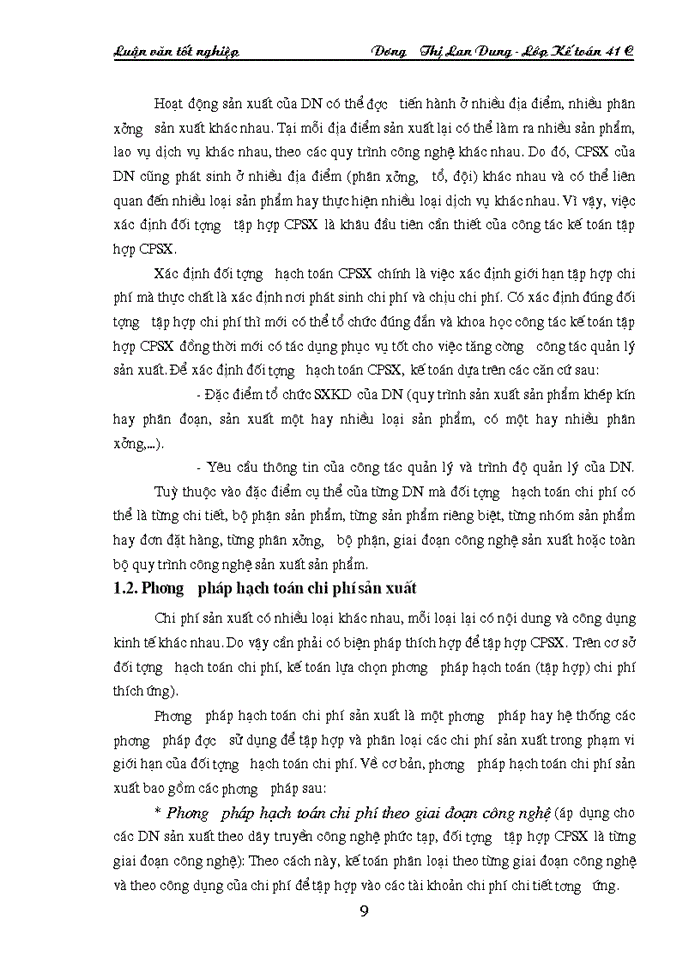 image for page Hoàn thiện hạch toán chi phí sản xuất và tính giá thành sản phẩm tại Công ty Da Giầy Hà Nội