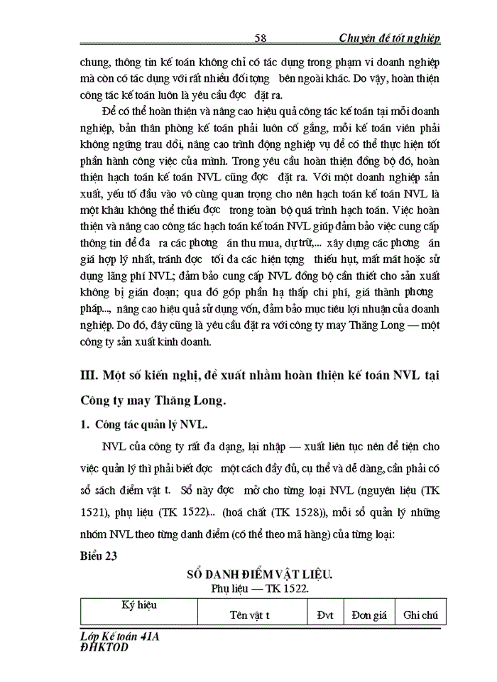 image for page “Hoàn thiện công tác kế toán nguyên vật liệu ở Công ty may Thăng Long