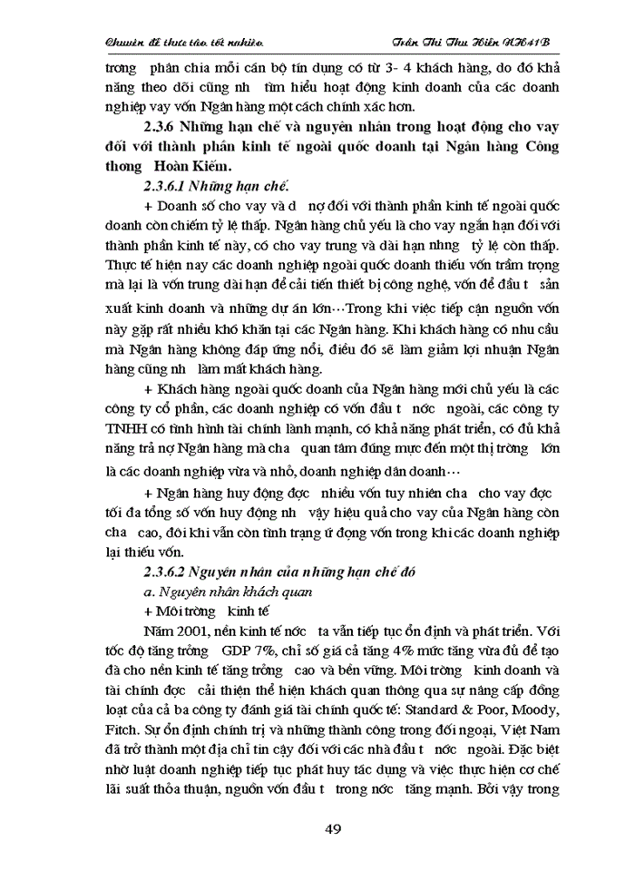 image for page Mở rộng và nâng cao chất lượng tín dụng đối với doanh nghiệp ngoài quốc doanh (nghiên cứu tại chi nhánh Ngân hàng Công thương Hoàn Kiếm)
