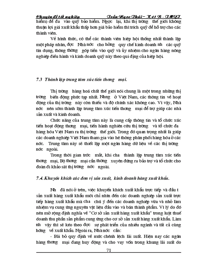 image for page Thực trạng và  giải pháp đẩy mạnh kinh doanh xuất khẩu tại Công ty hoá chất – Bộ thương mại