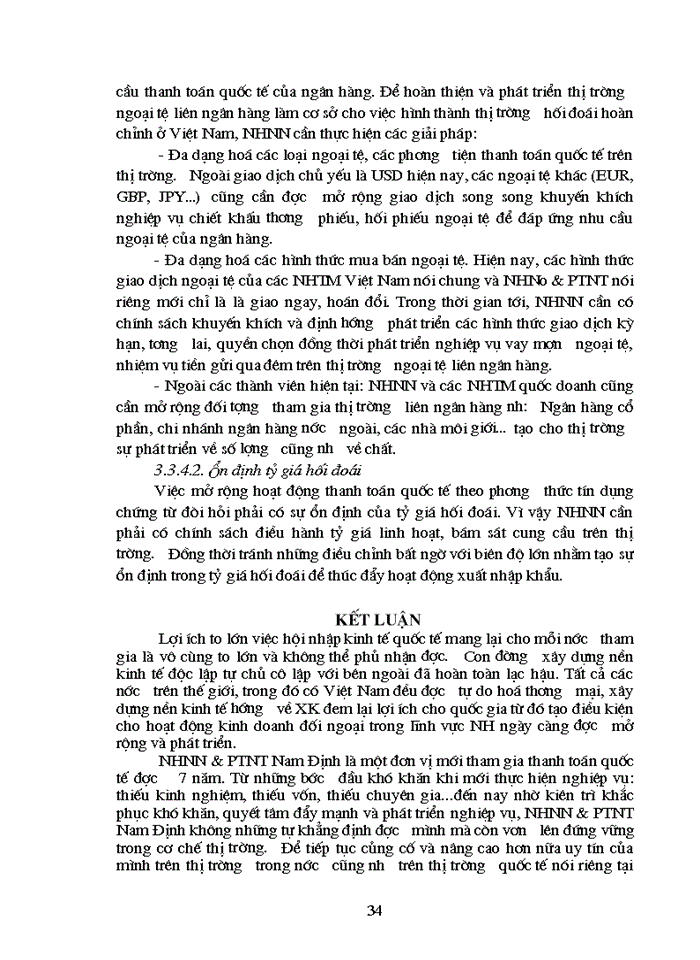 image for page Giải pháp hoàn thiện hoạt động thanh toán quốc tế tại ngân hàng Ngân hàng nông nghiệp và phát triển nông thôn chi nhánh tỉnh Nam Định
