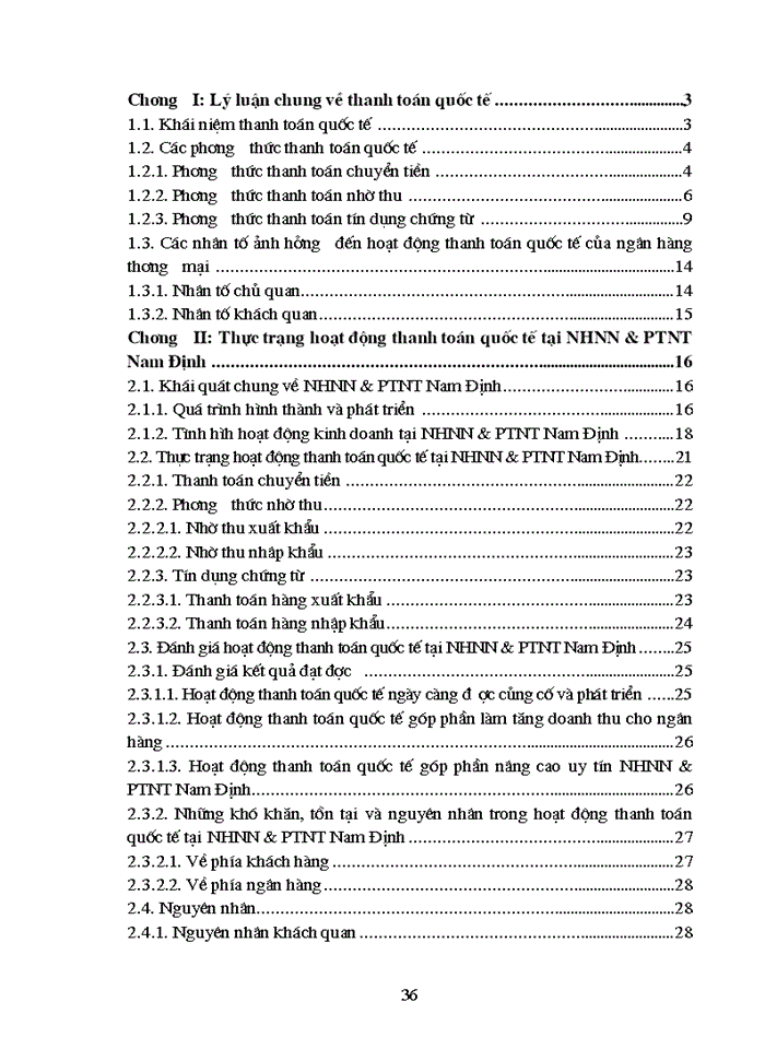 image for page Giải pháp hoàn thiện hoạt động thanh toán quốc tế tại ngân hàng Ngân hàng nông nghiệp và phát triển nông thôn chi nhánh tỉnh Nam Định