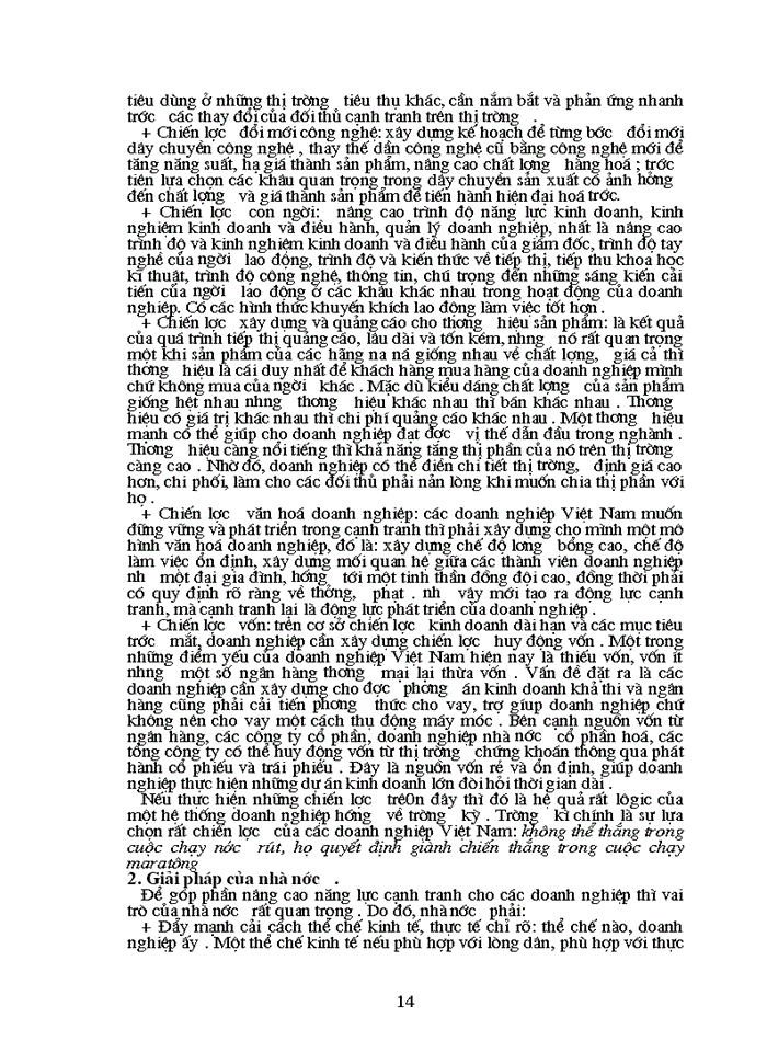image for page Một số giải pháp nâng cao khả năng cạnh tranh của các doanh nghiệp Việt Nam.