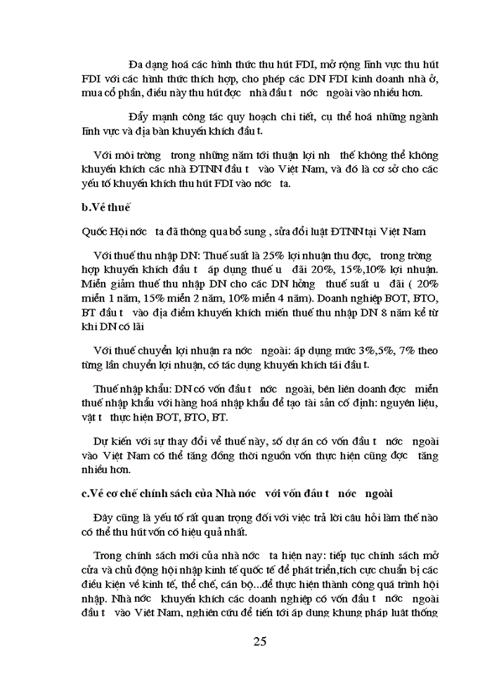 image for page Phân tích và dự báo nguồn vốn FDI có thể thu hút vào Việt Nam đến năm 2010