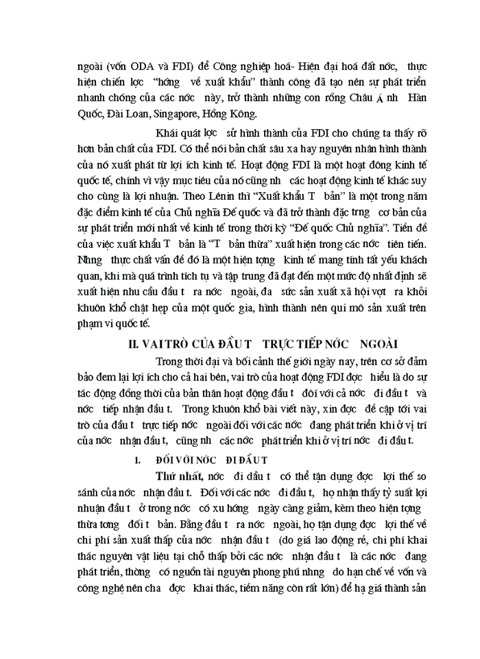 image for page Phân tích và đánh giá tình hình  đầu tư trực tiếp của các nước ASEAN vào Việt Nam giai đoạn 1988 - 2001