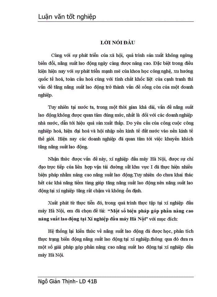 image for page Một số biện pháp góp phần nâng cao năng suất lao động tại Xí nghiệp đầu máy Hà Nội