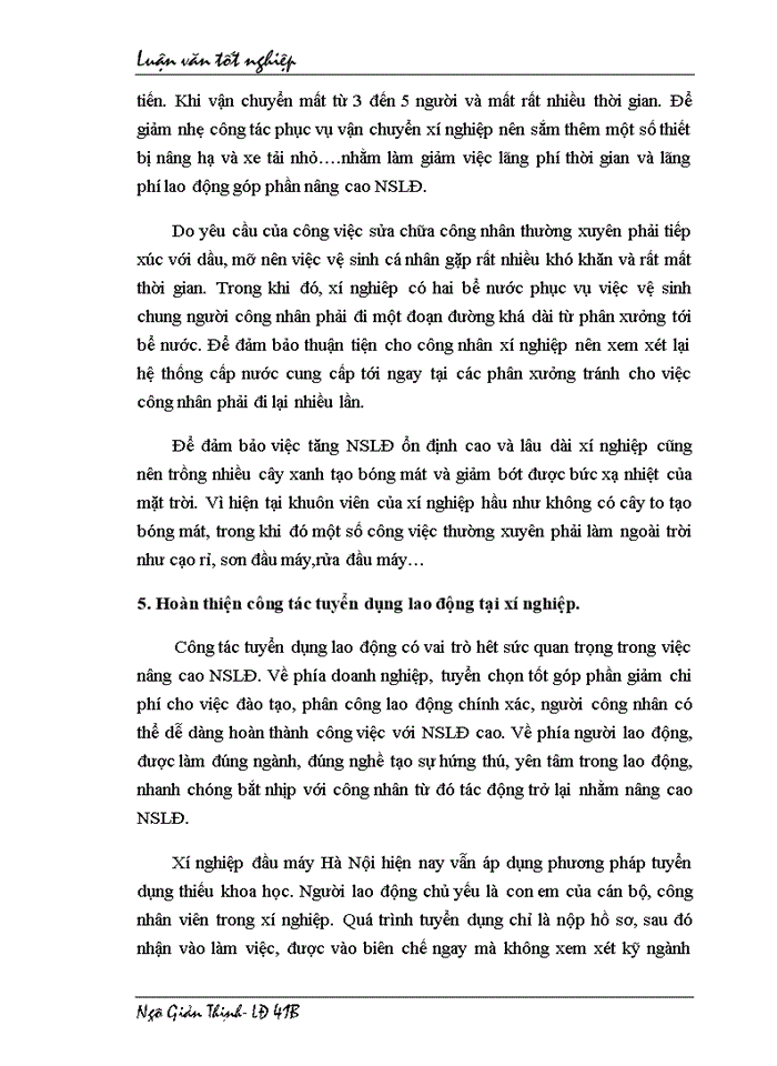 image for page Một số biện pháp góp phần nâng cao năng suất lao động tại Xí nghiệp đầu máy Hà Nội
