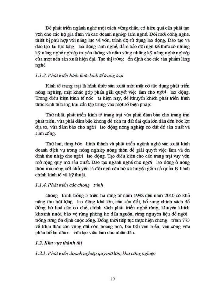 image for page Kế hoạnh lao động và việc làm và những giải pháp giải quyết việc làm trong thời kỳ kế hoạch 5 năm 2001- 2005 ở Việt Nam