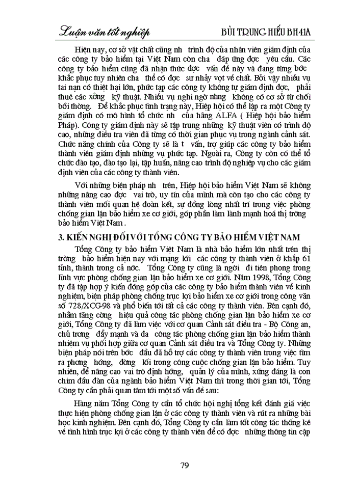 image for page Trục lợi trong bảo hiểm xe cơ giới tại Công ty bảo hiểm Hà Nội