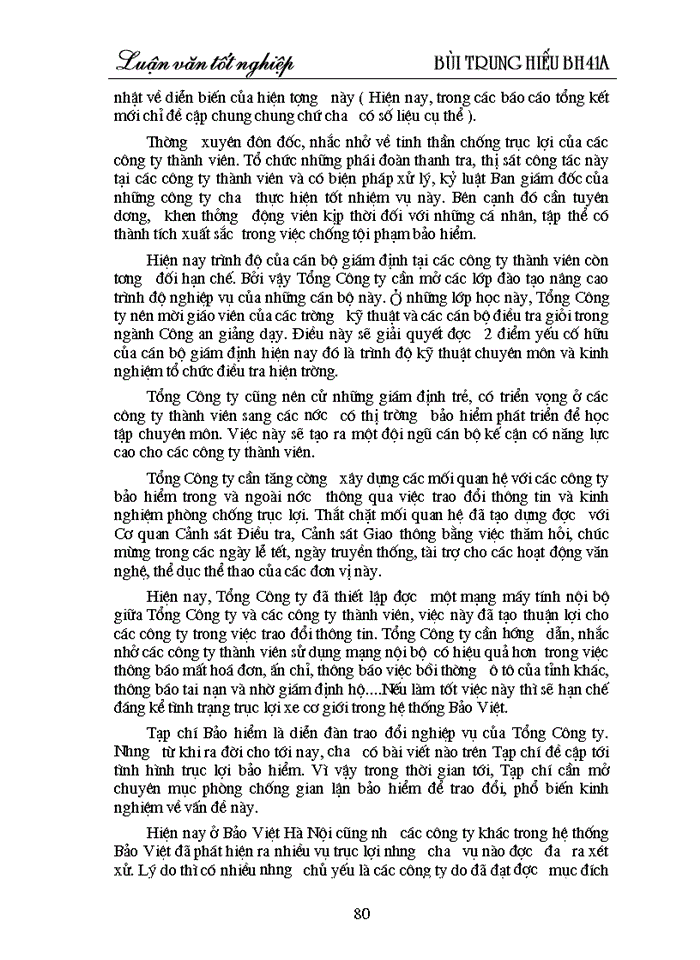 image for page Trục lợi trong bảo hiểm xe cơ giới tại Công ty bảo hiểm Hà Nội