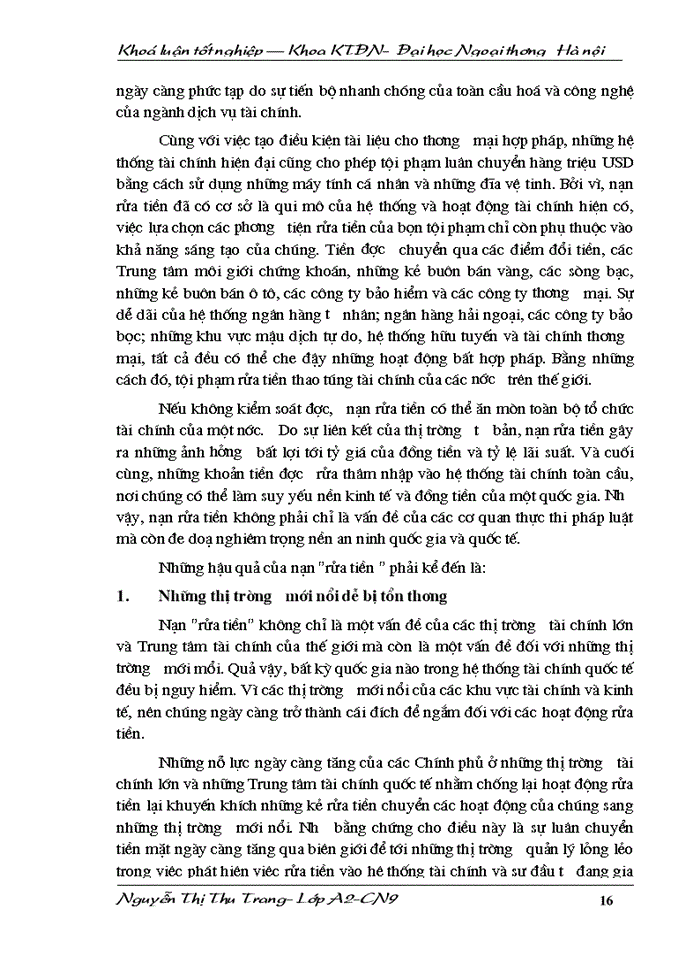 image for page Rửa tiền và chống rửa tiền - hiện tượng, giải pháp ở các nước trên thế giới và Việt Nam