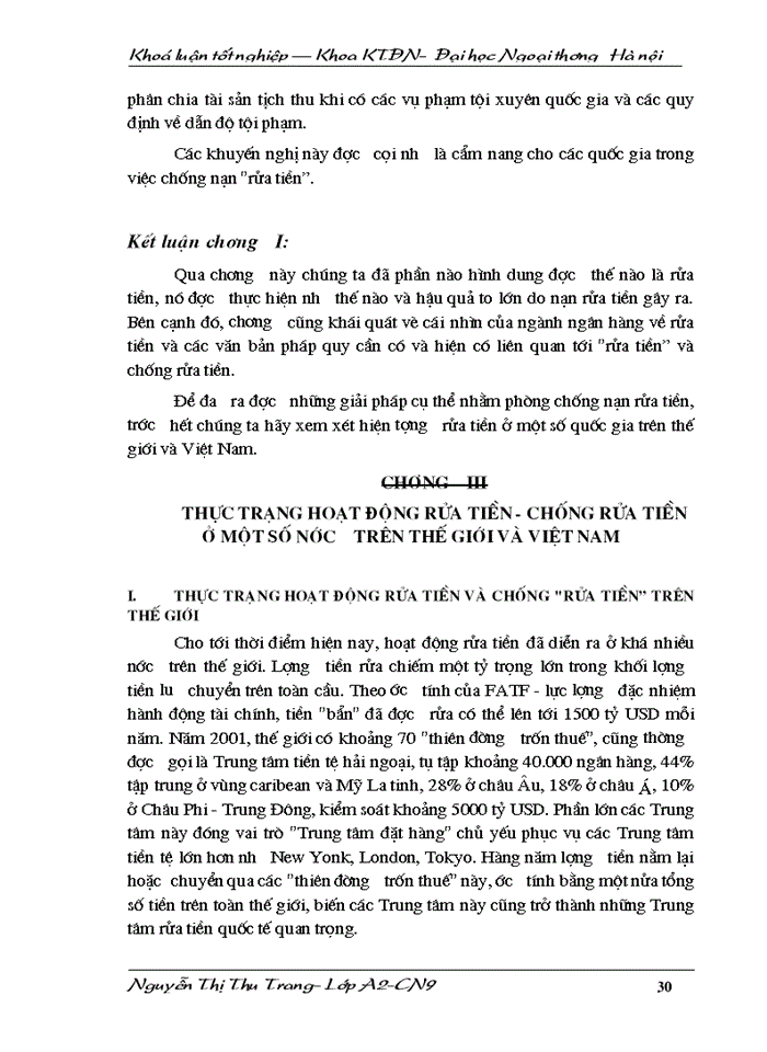 image for page Rửa tiền và chống rửa tiền - hiện tượng, giải pháp ở các nước trên thế giới và Việt Nam