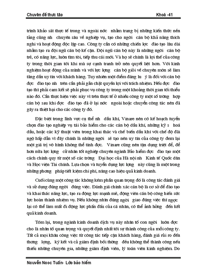 image for page Hoạt động tái bảo hiểm thăm dò và khai thác dầu khí tại công ty trong giai đoạn 1998 - 2002